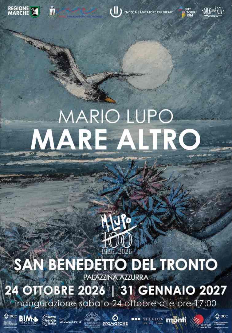 Mostra Mario Lupo a San Benedetto del Tronto: inaugura MARE ALTRO