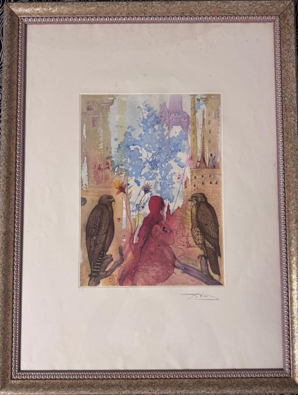 Salvador Dalí - L'elephant et le rapax