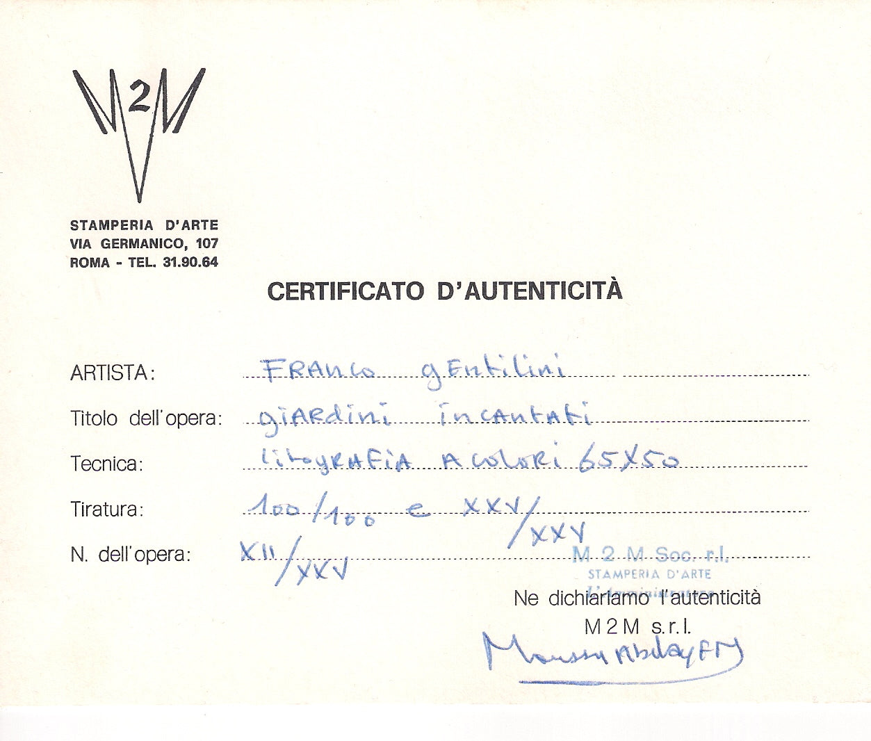 Franco Gentilini - Sin título