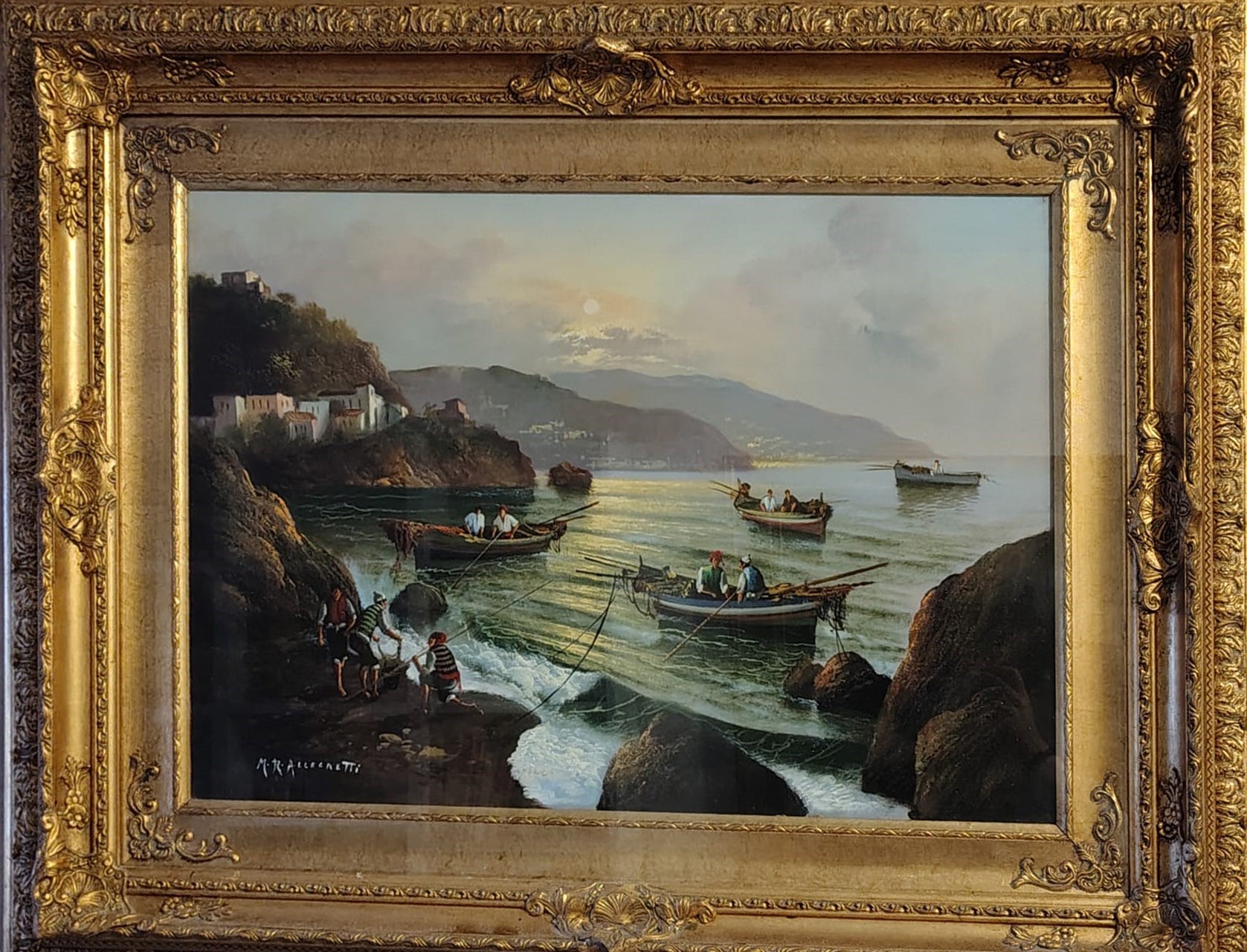 Mario Rosario Allegretti - Senza titolo (pescatori)