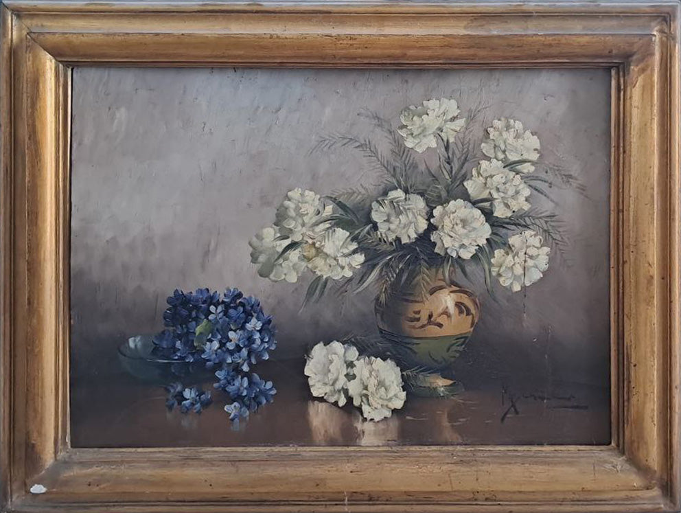Mario Salimbeni - Sin título (Jarrón de flores)