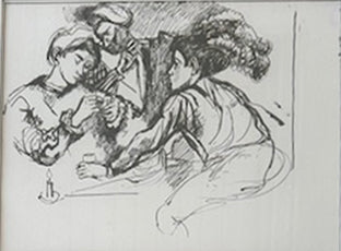 Renato Guttuso - Da Caravaggio