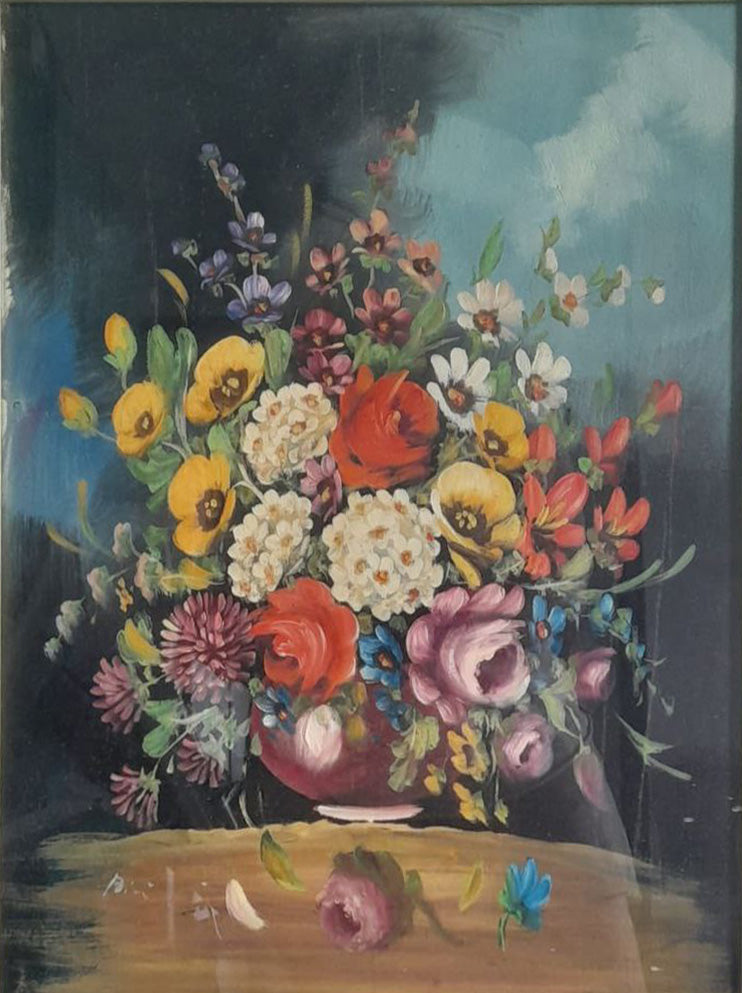 Bini - Sin título (Jarrón de flores)