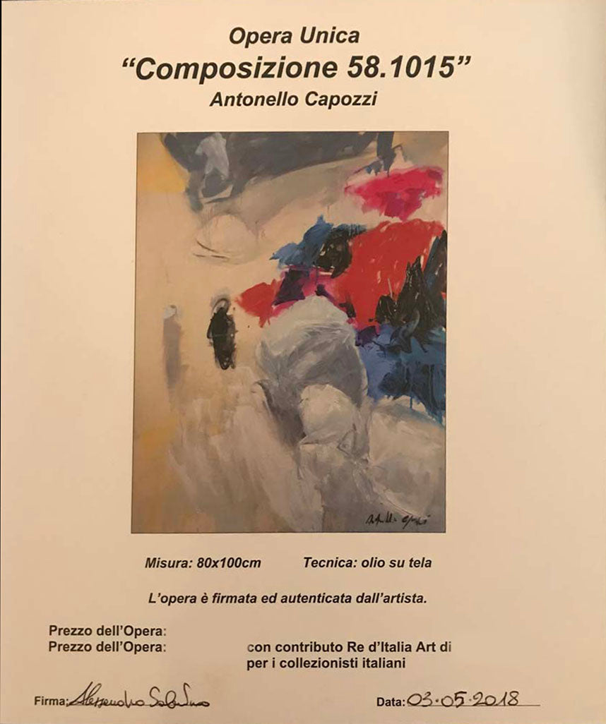 Antonello Capozzi - Composizione 58.1015