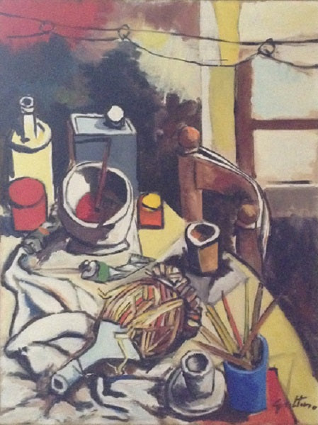 Renato Guttuso - Vino e colori