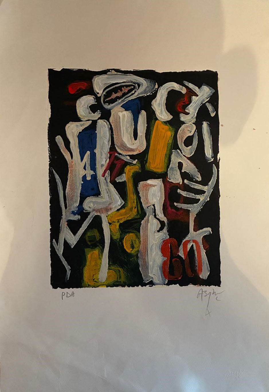 Alfonso Borghi - Senza titolo (astratto)