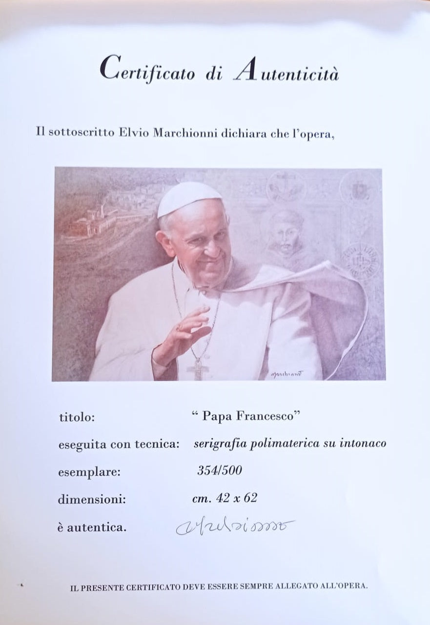 Elvio Marchionni - Papa Francesco