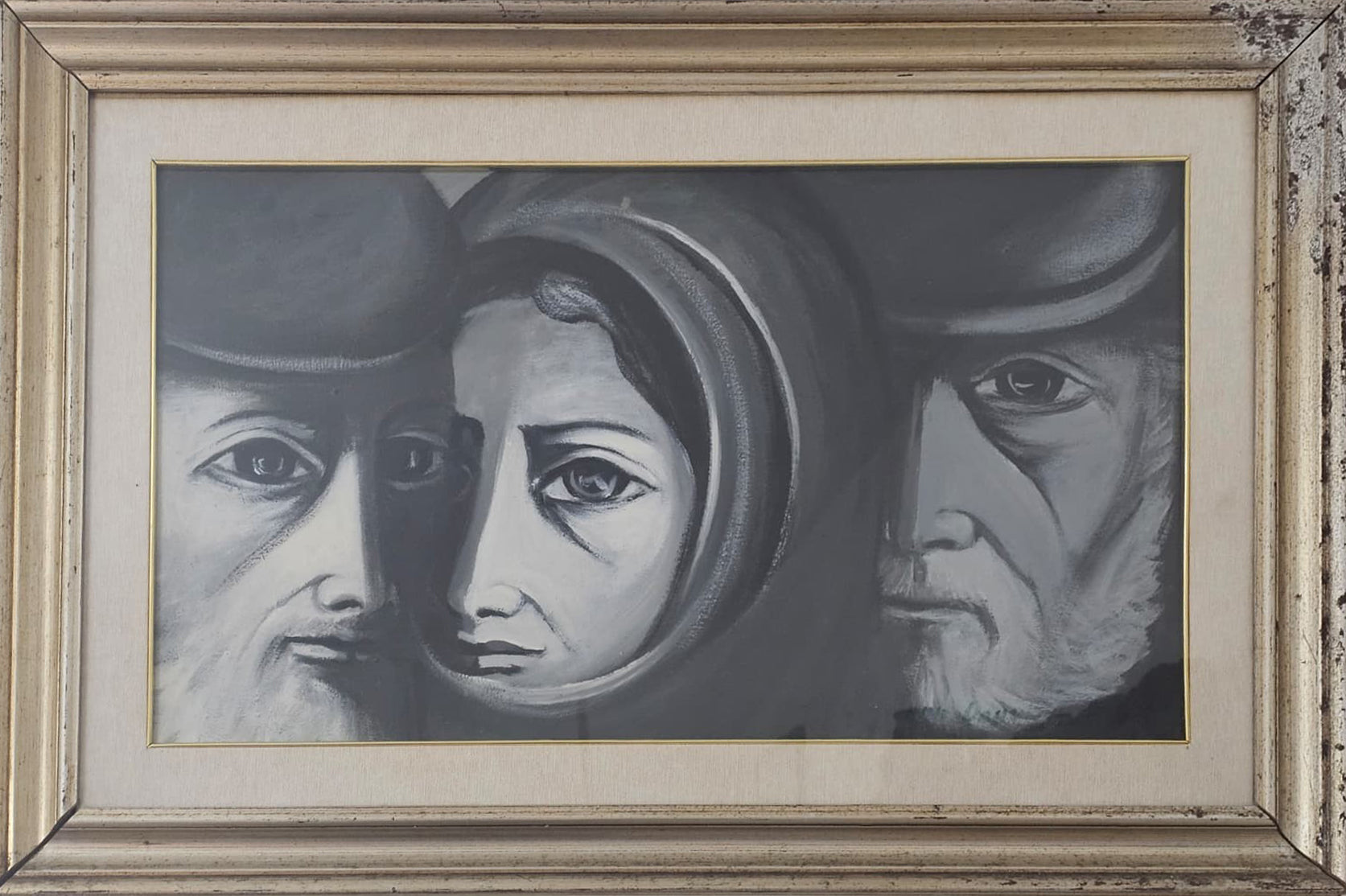 Giacomino Canu - Senza titolo (tre volti)