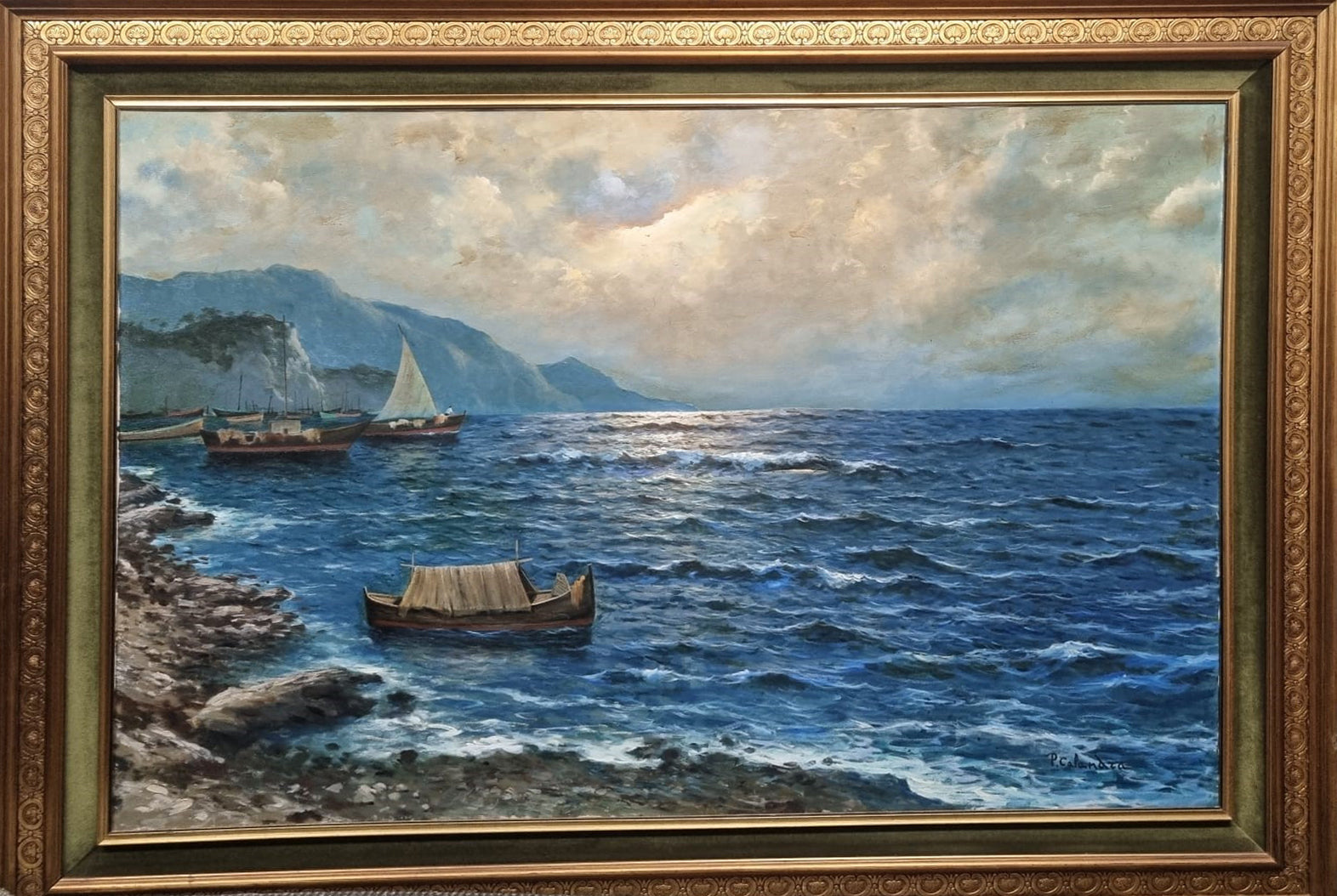 Piero Calandra - Senza titolo (marina)