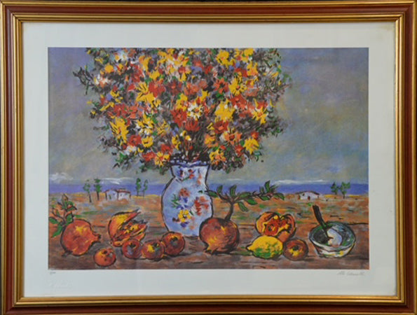 Michele Cascella - Fiori in vaso