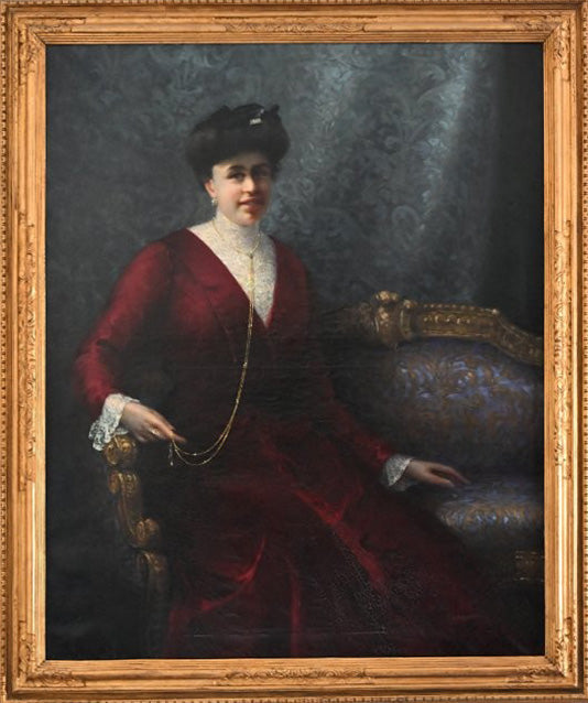 Achille Jemoli - Retrato femenino