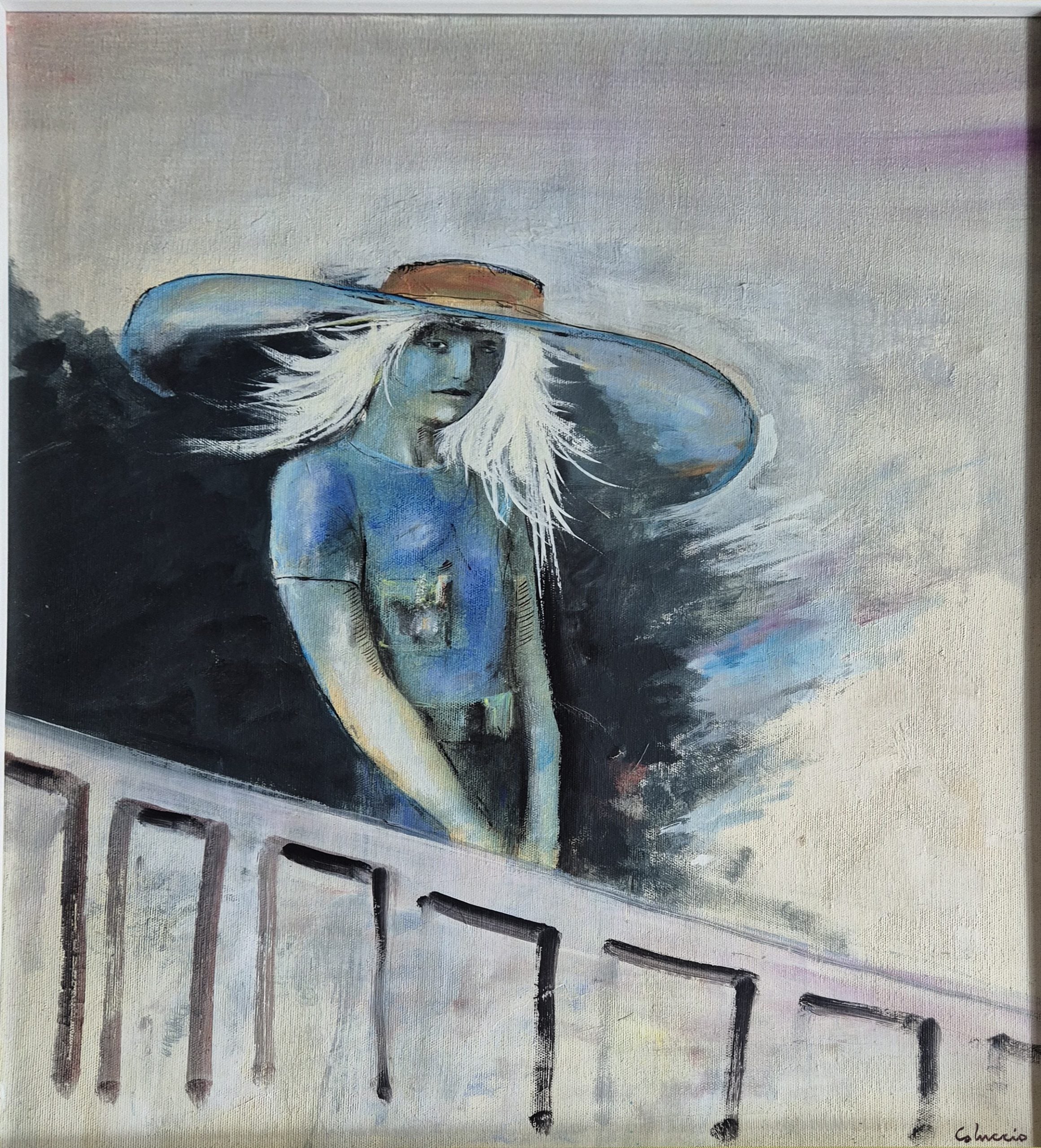 Coluccio - Woman with a hat