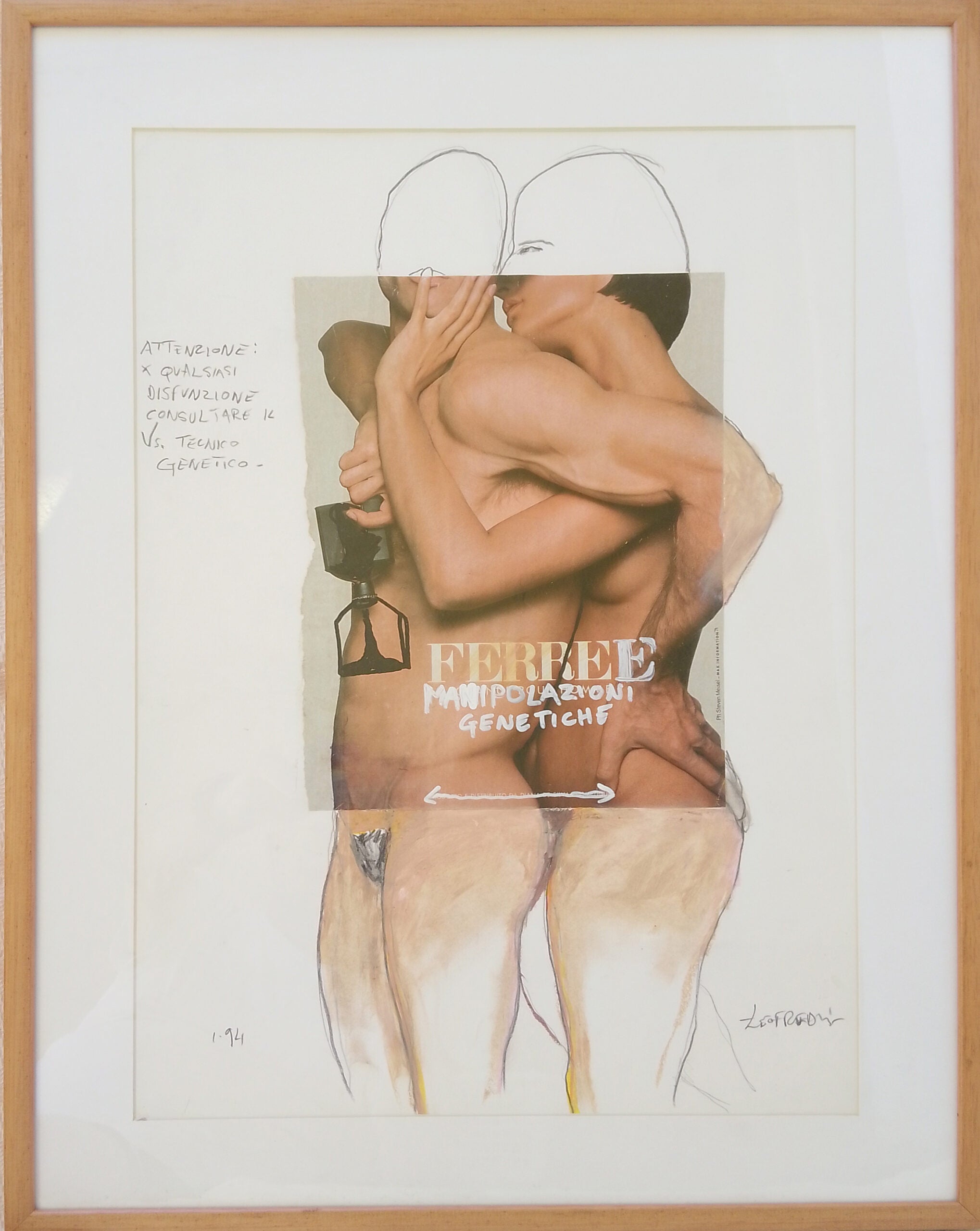 Emilio Leoffedi - Senza titolo (collage)
