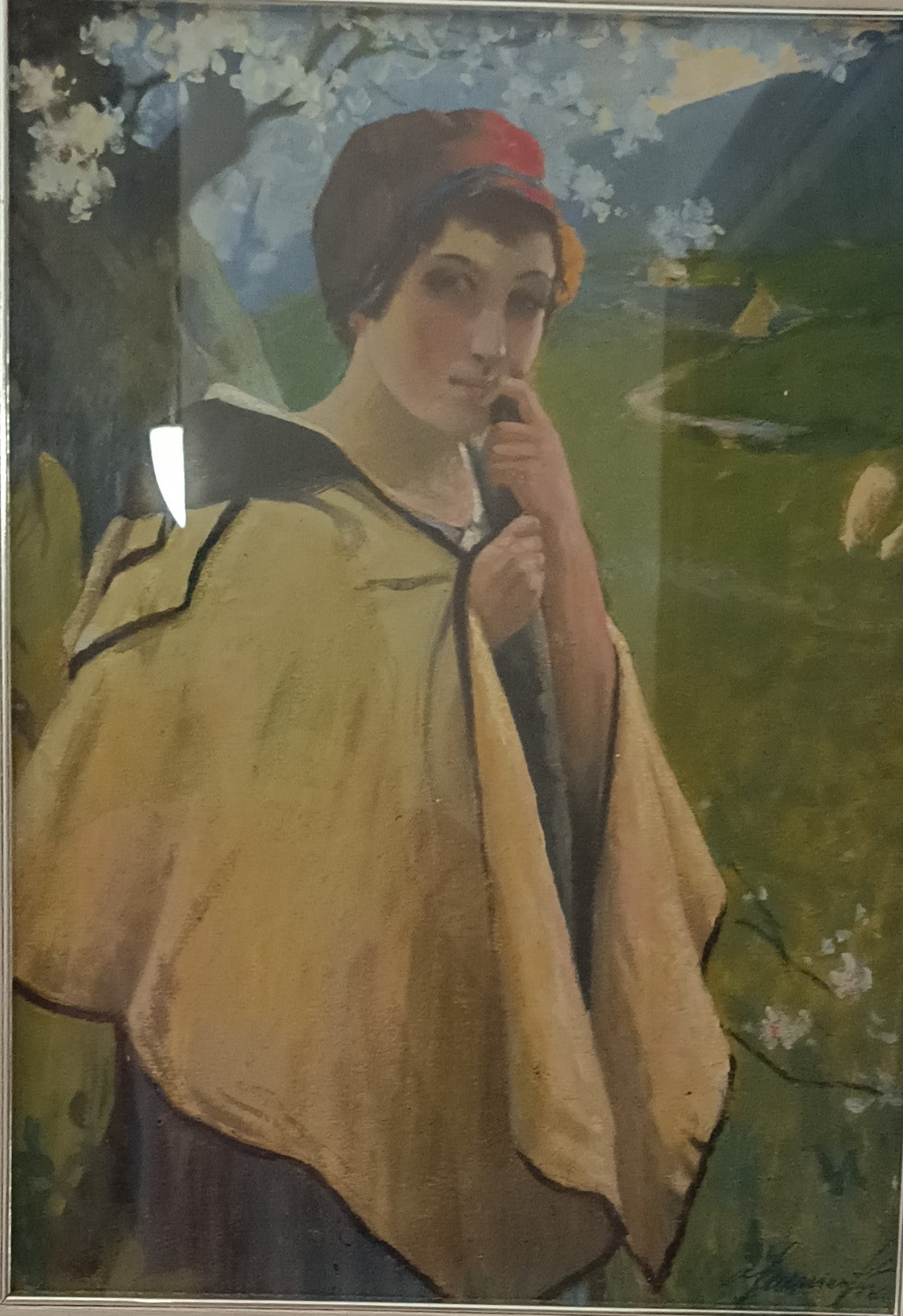 Anonimo - Ragazza nel campo