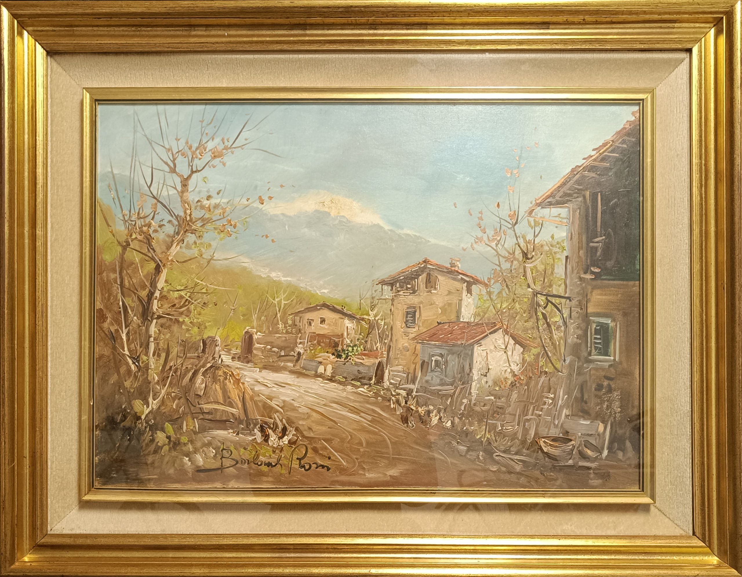 Lina Borlacchi Rossi - Casas entre los campos