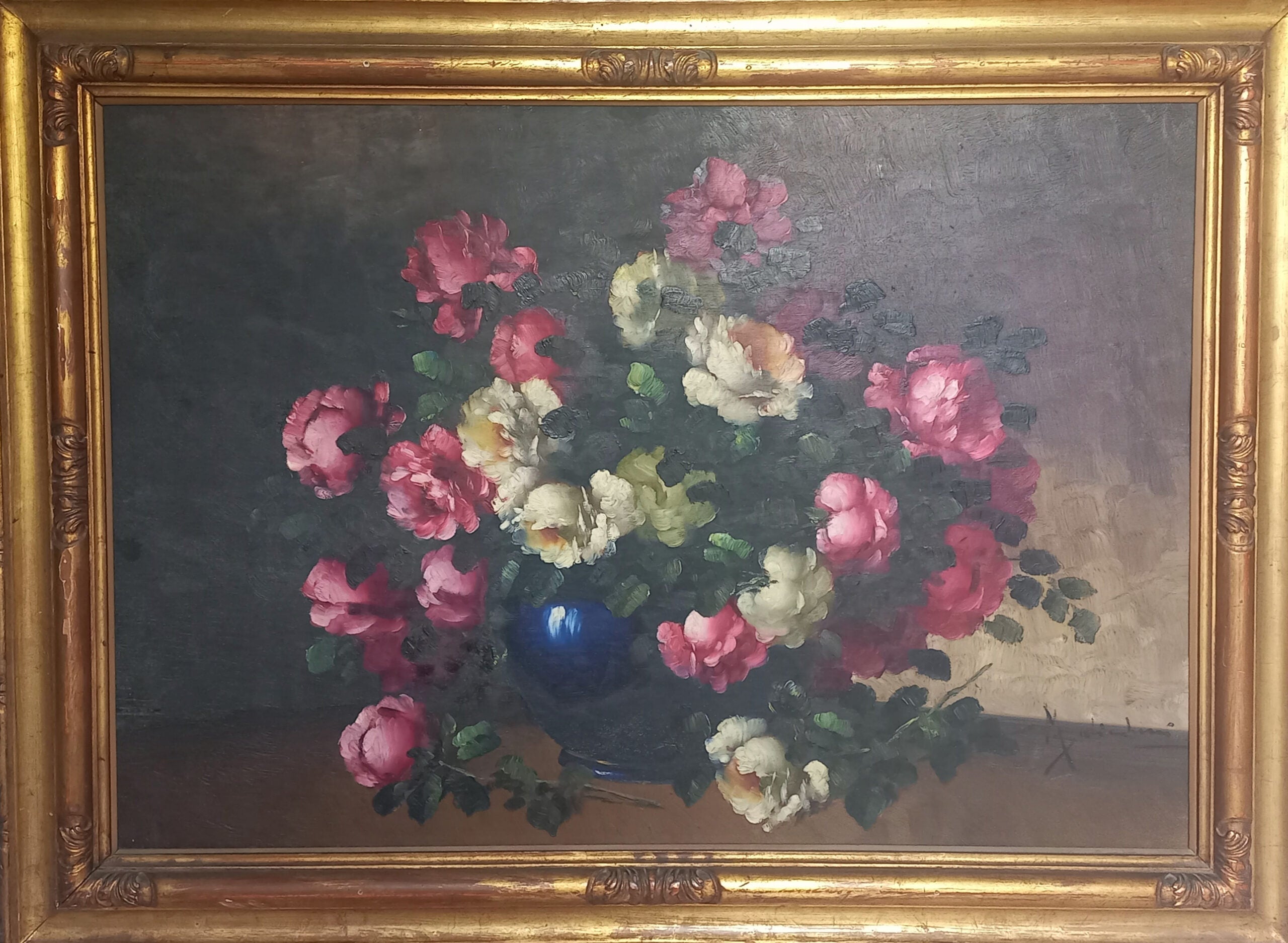 Mario Salimbeni - Senza titolo (fiori)