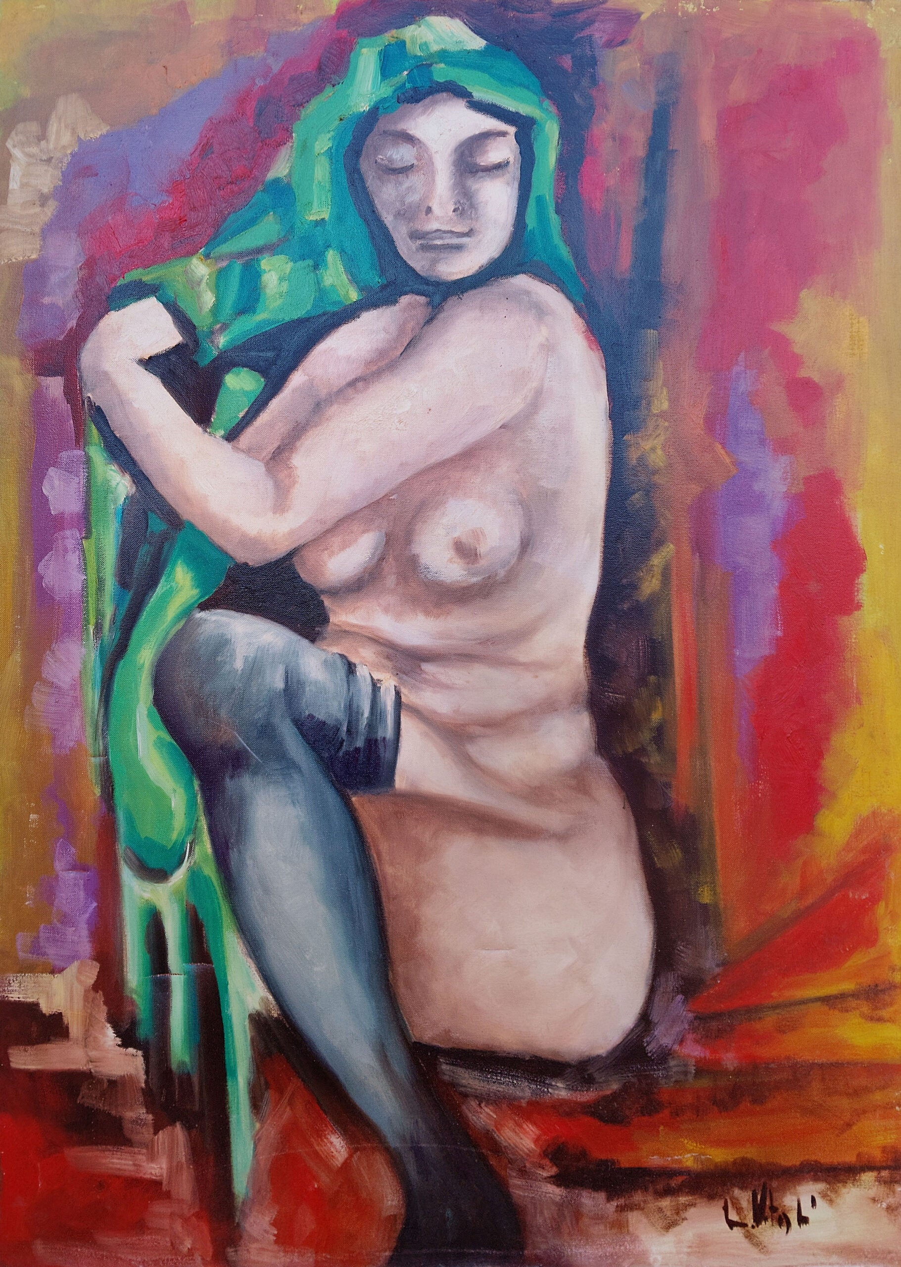 L. Vitali - Senza titolo (nudo femminile)