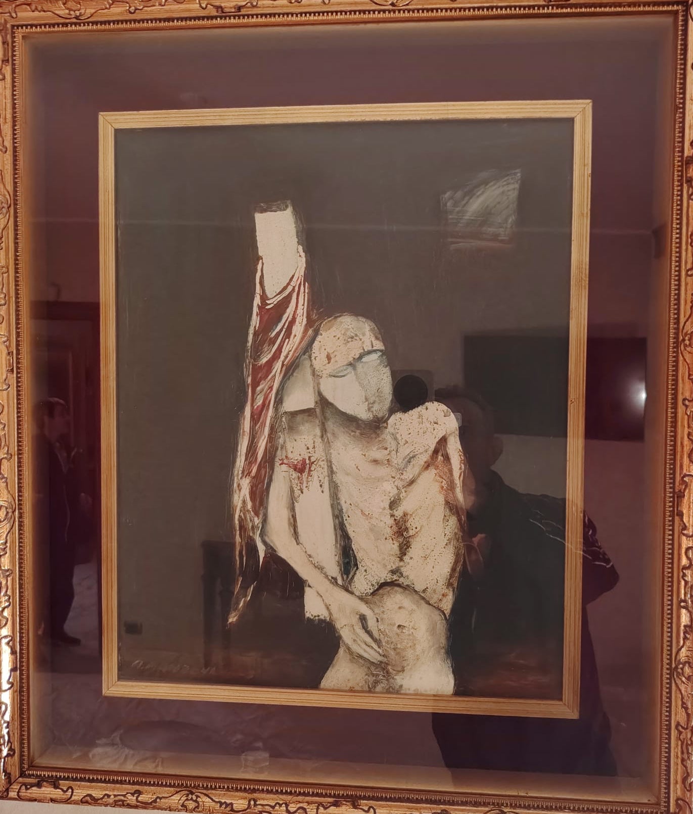 Senza titolo (Cristo) – Olio su tela – Antonio Manzoni