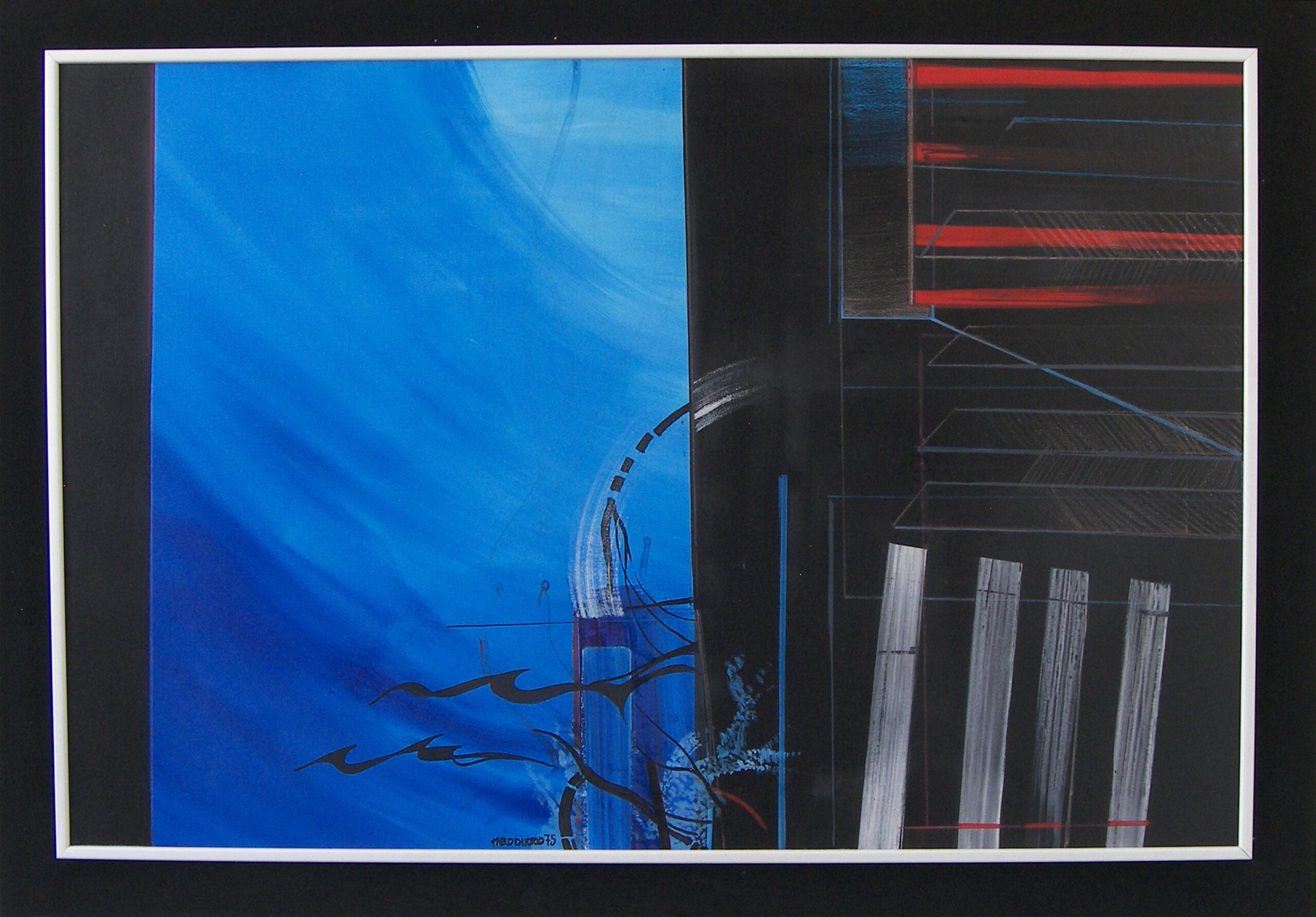 Mario Di Iorio - Composizione in blu - BDEC002