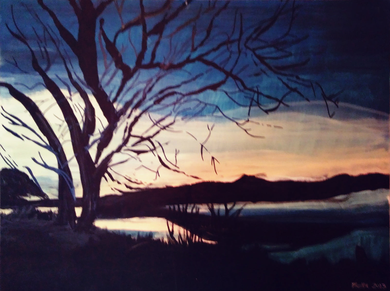 Elvia Roggero - Albero blu
