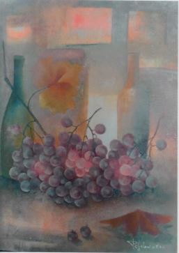 Alvaro Peppoloni - Bodegón con uvas