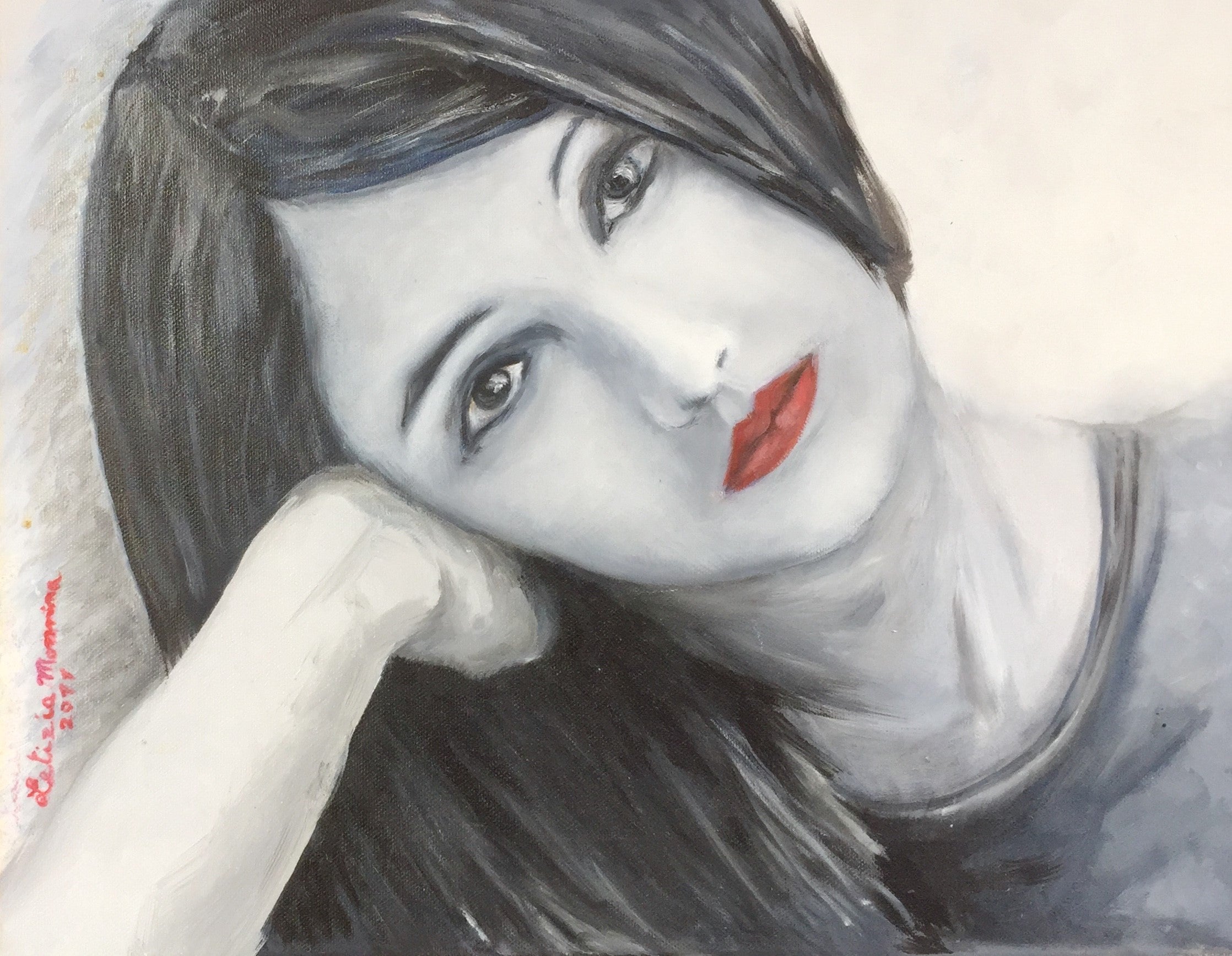 Letizia Mannina - Face of a woman