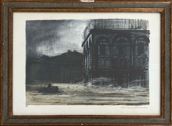 Alluvione di Firenze – Litografia – Luciano Guarnieri