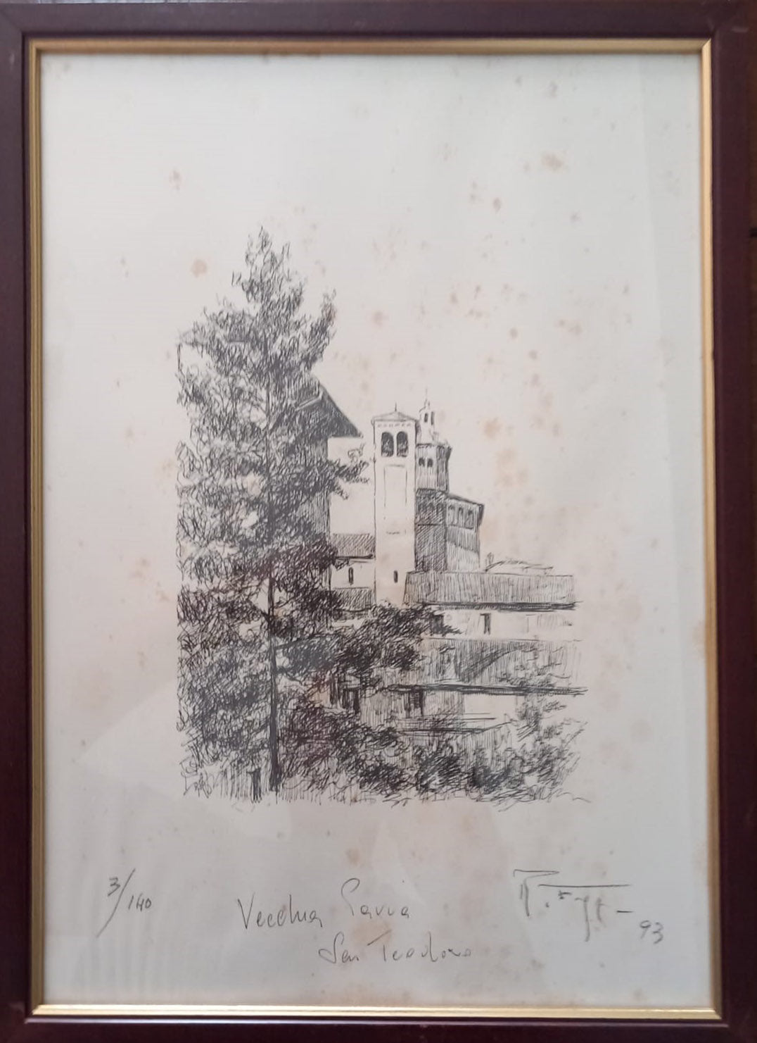 Remo Faggi - Vecchia Pavia (Raccolta di 12 Multipli)