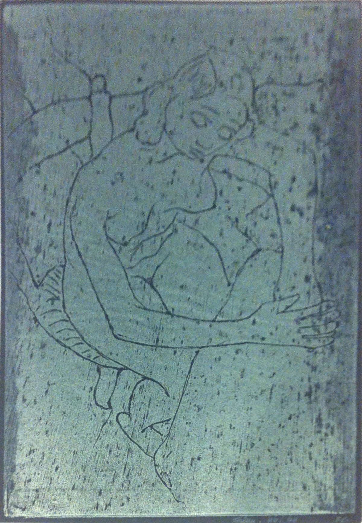 Felice Casorati - Nudo Seduto