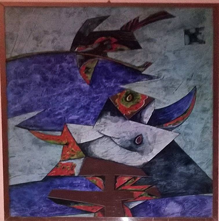 Gianni Dova - Uccelli e rovi