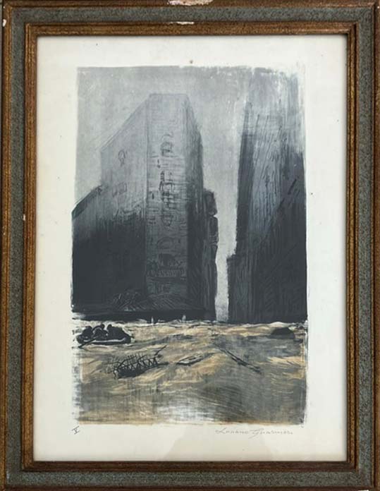 Alluvione di Firenze – Litografia – Luciano Guarnieri