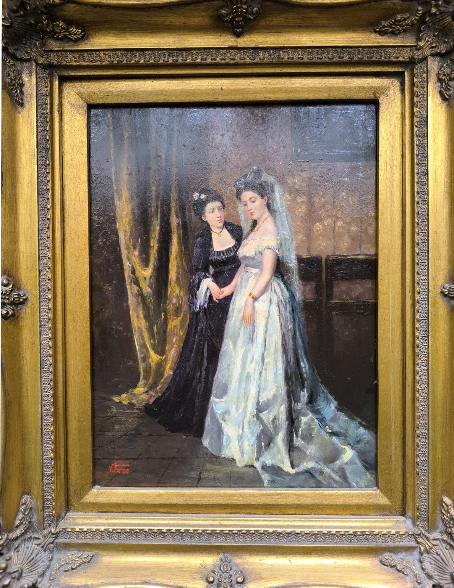 Vittorio Izzo - Dama con abito da sposa