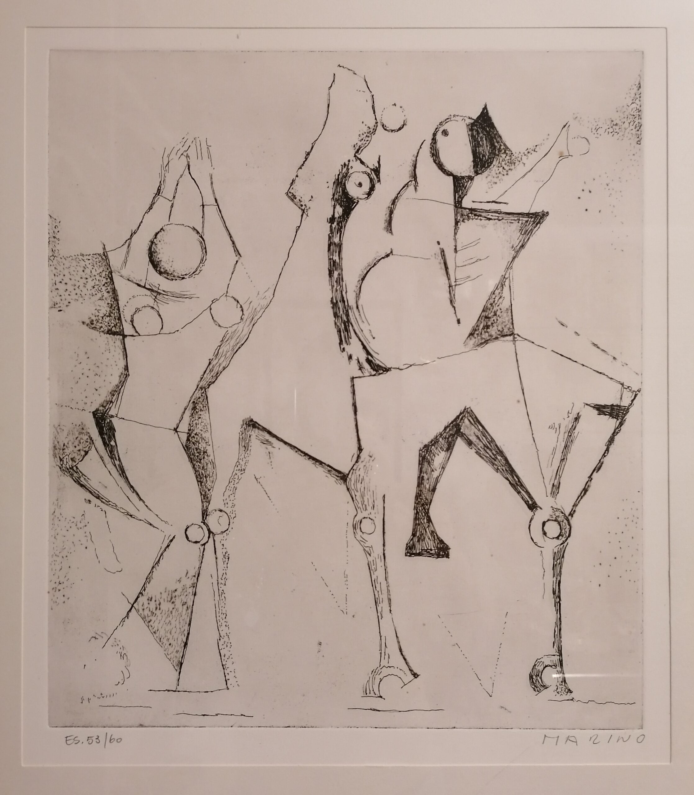 Marino Marini - Cavallo e cavalieri – Venderequadri