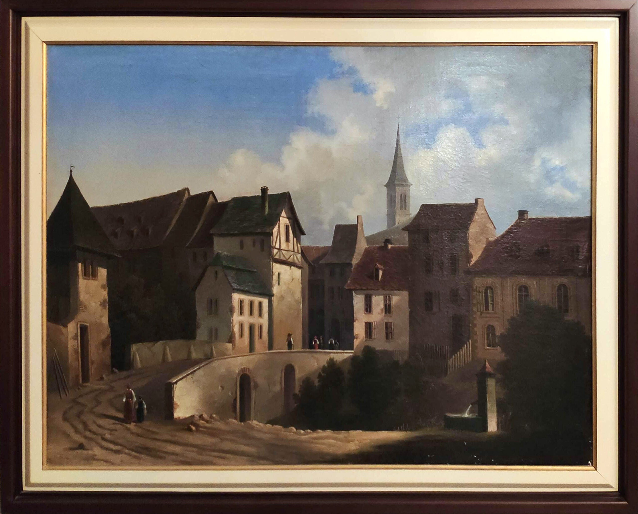 Karl Weysser - Veduta cittadina tedesca