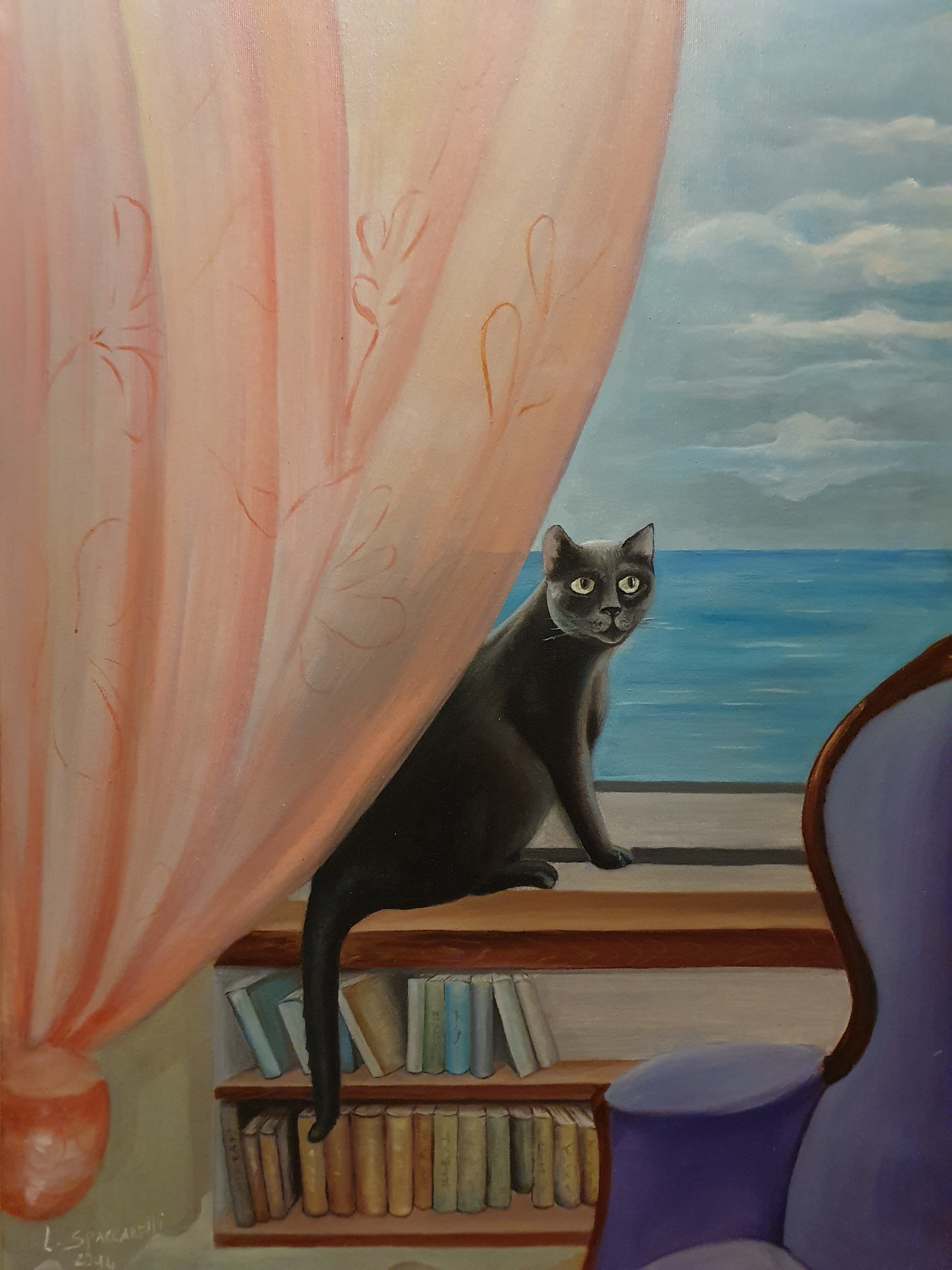El gato en Santa Severa