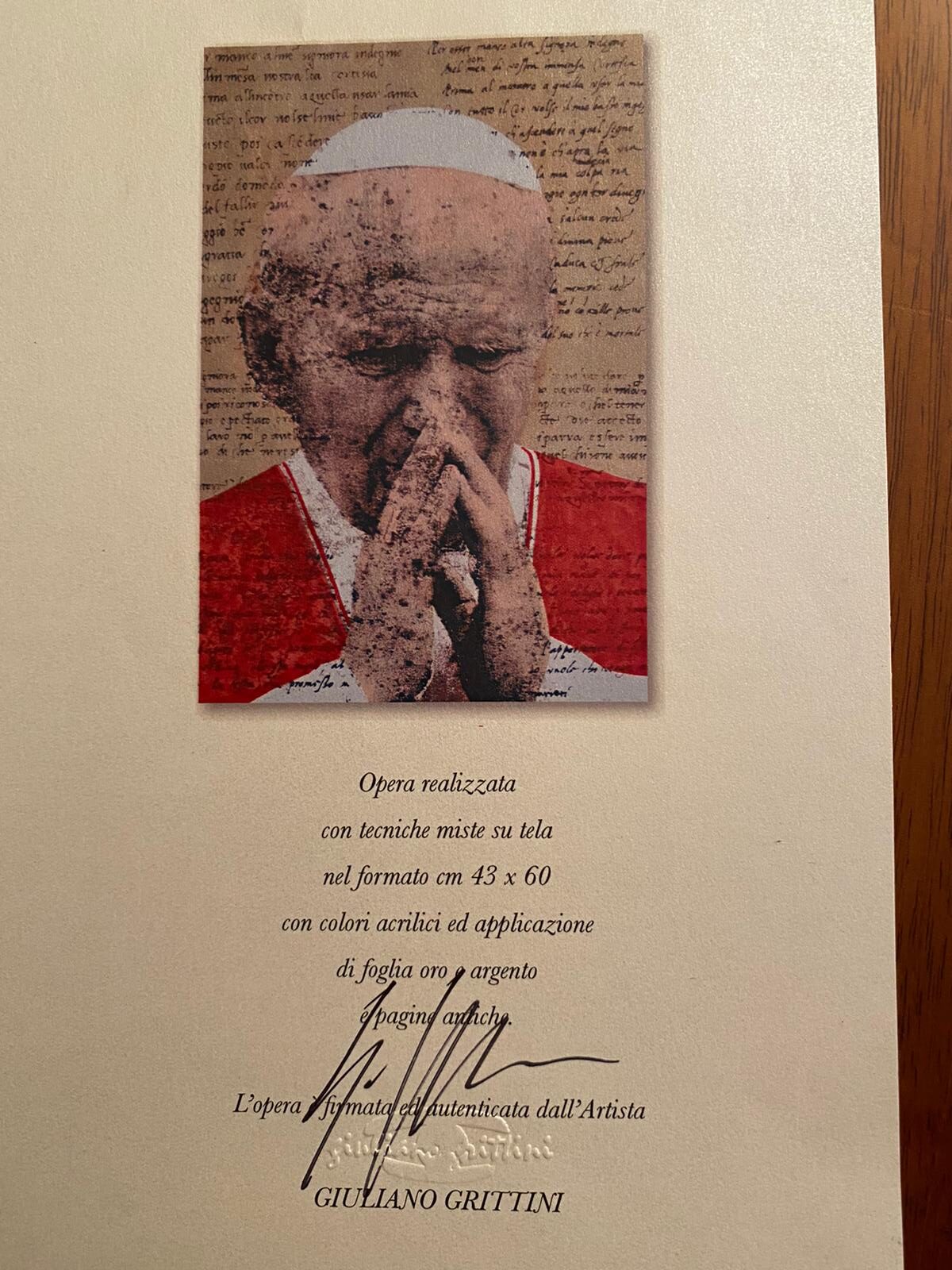 Giuliano Grittini - Giovanni Paolo II