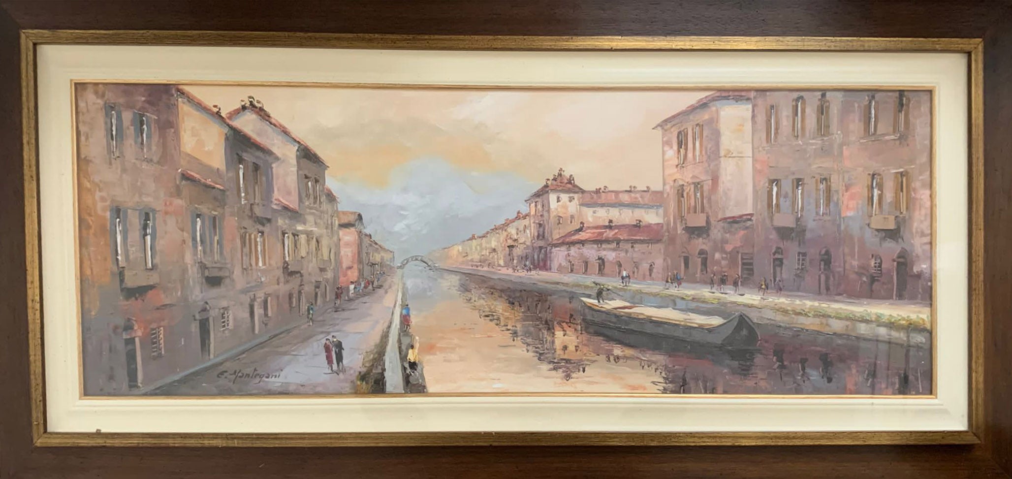 Eugenio Mantegani - The Naviglio Grande