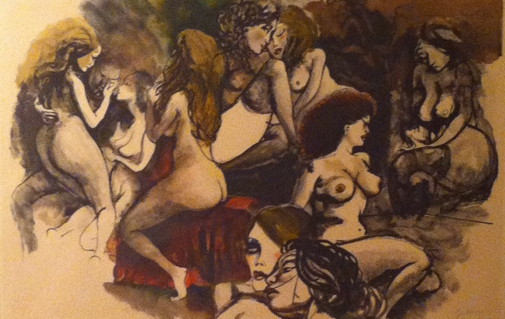Renato Guttuso - Las hijas de Lot