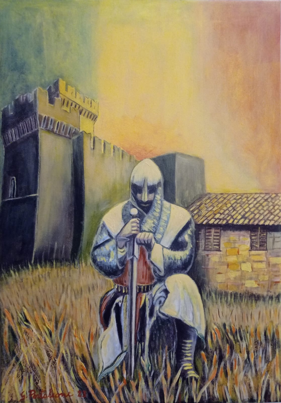 El caballero y el sol naciente