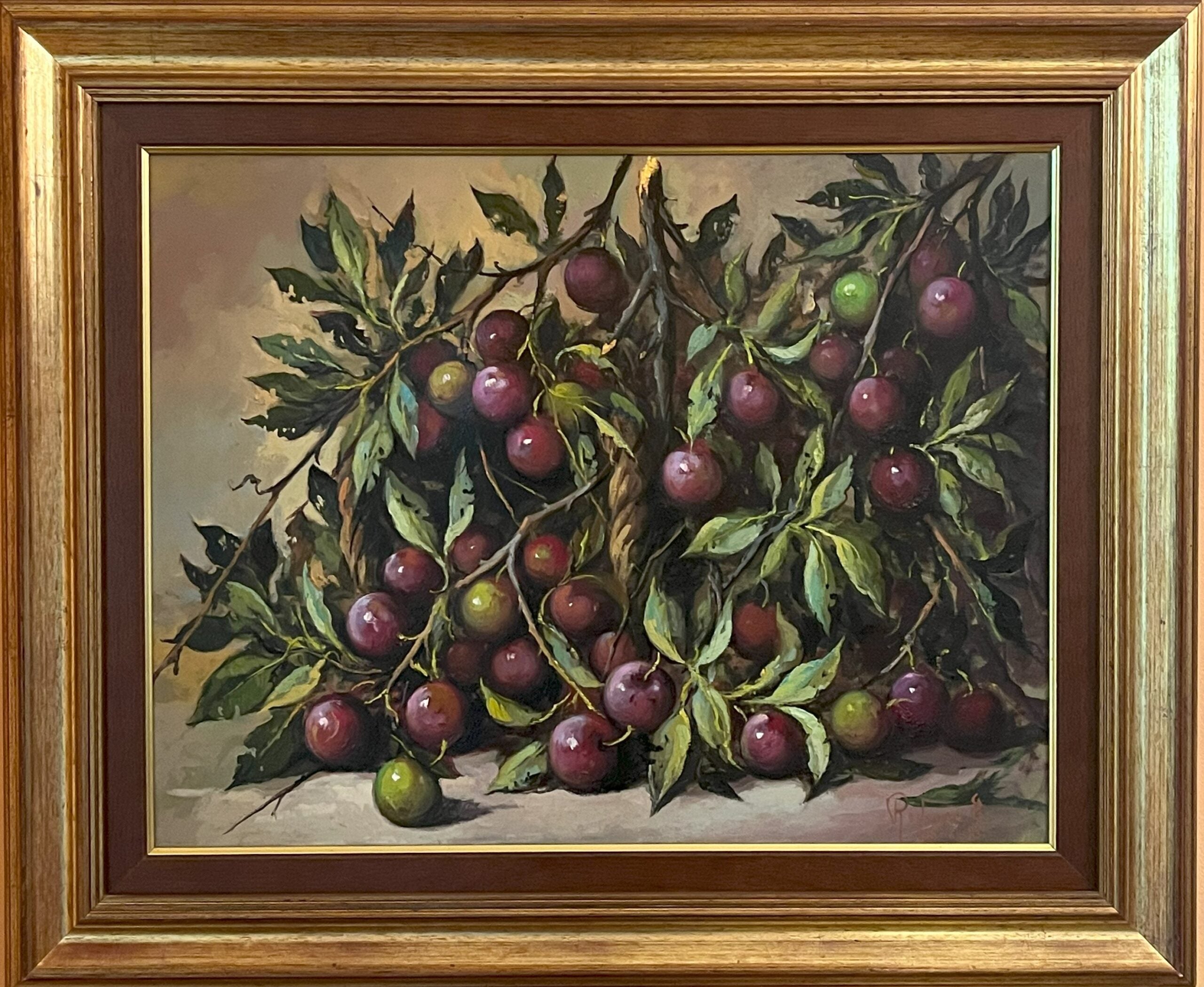 Ernesto Roversi - Natura morta, le prugne