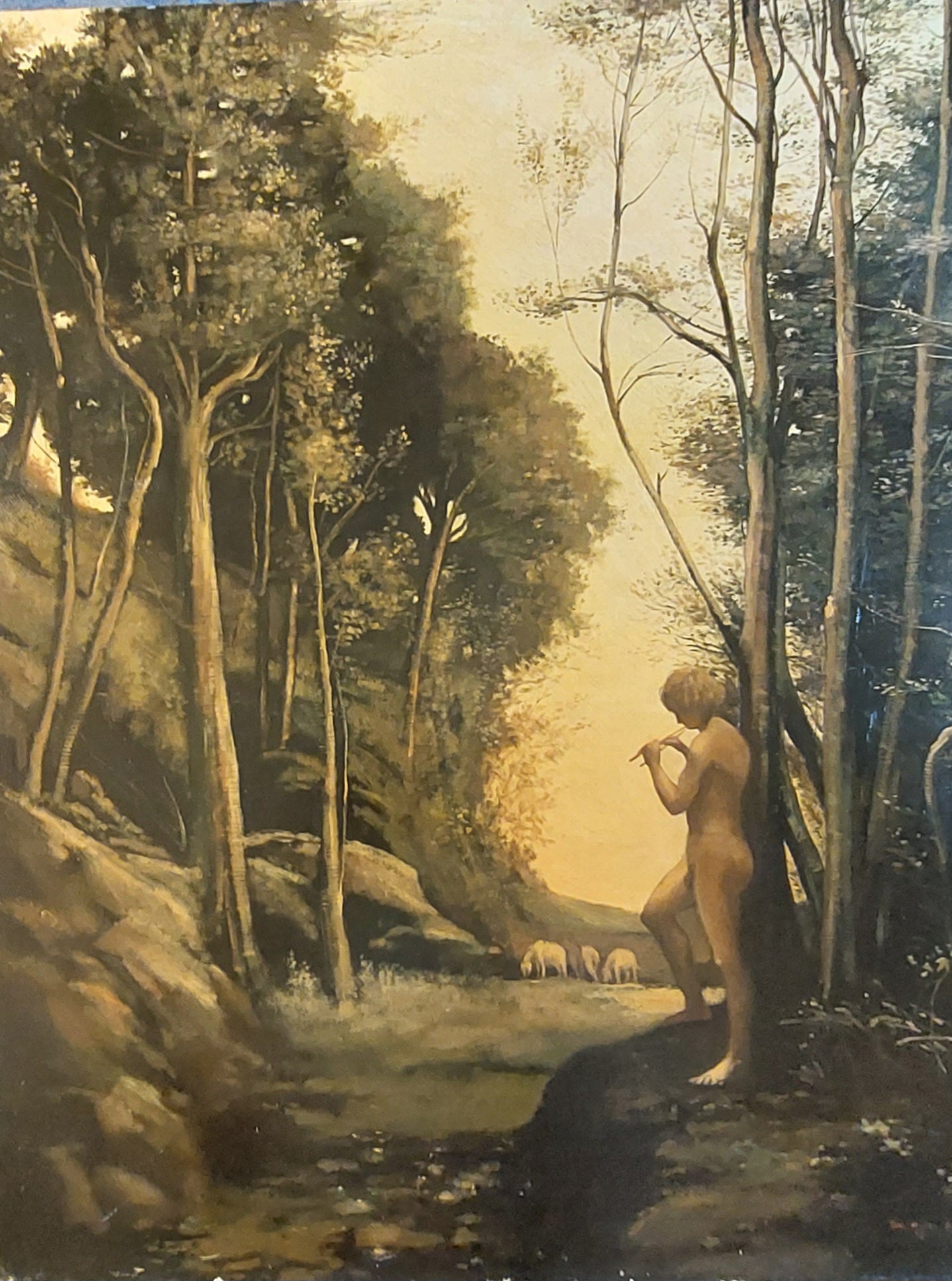 Paesaggio al tramonto