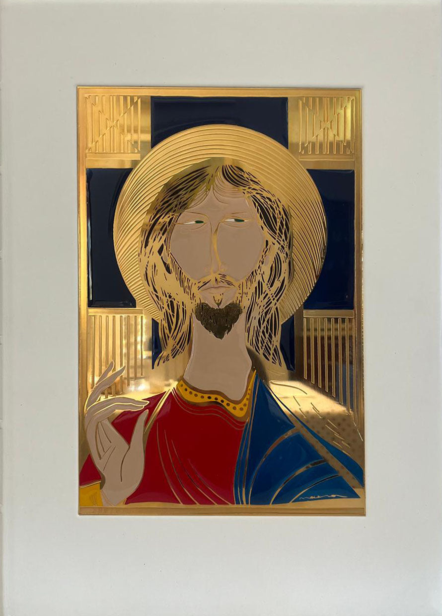 Vangeli con opera di Antonio Nocera "Il Cristo Benedicente" - Fmr Art'è