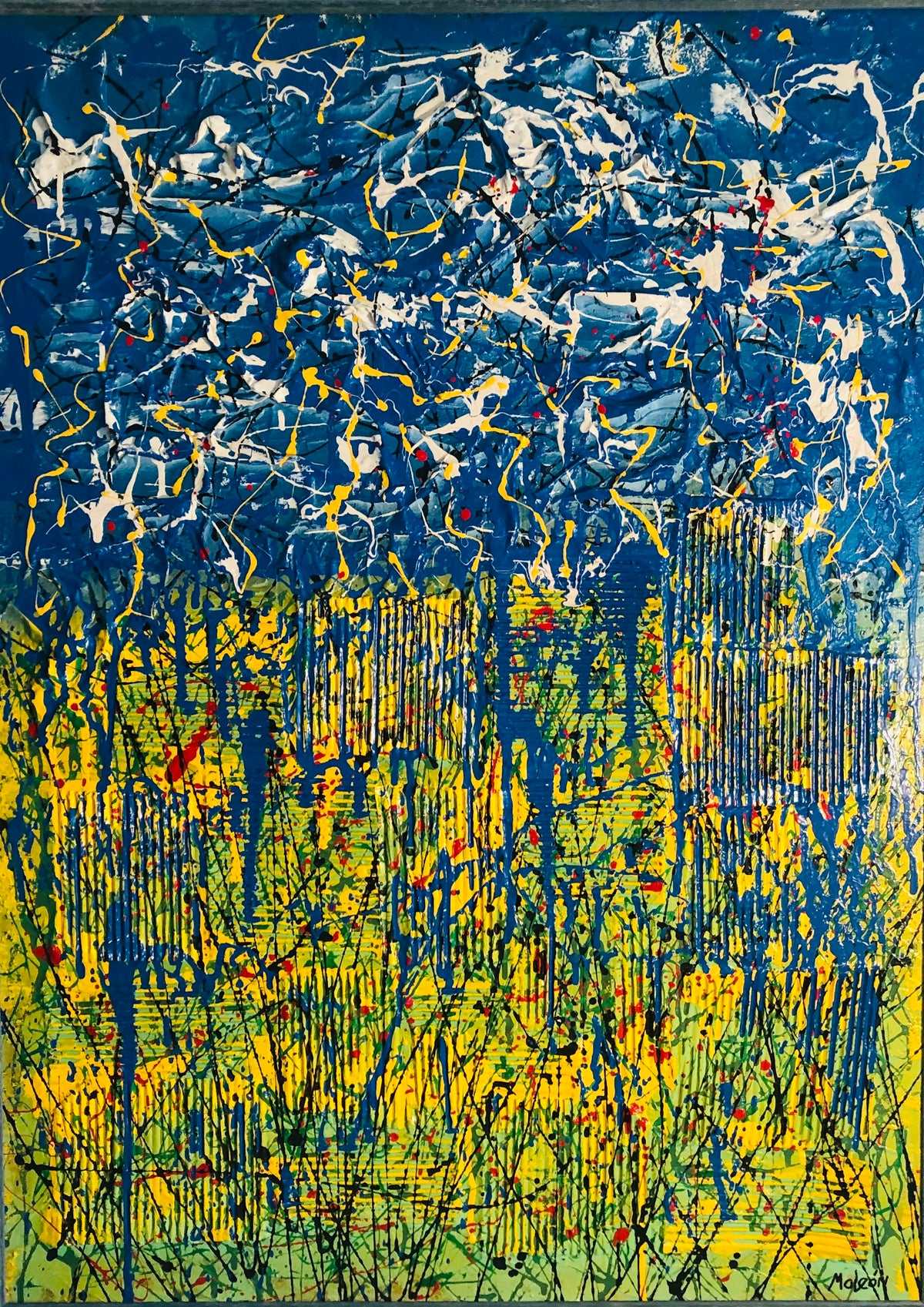 Albert Moléon - Tormenta obre campo de heno: Expresionismo