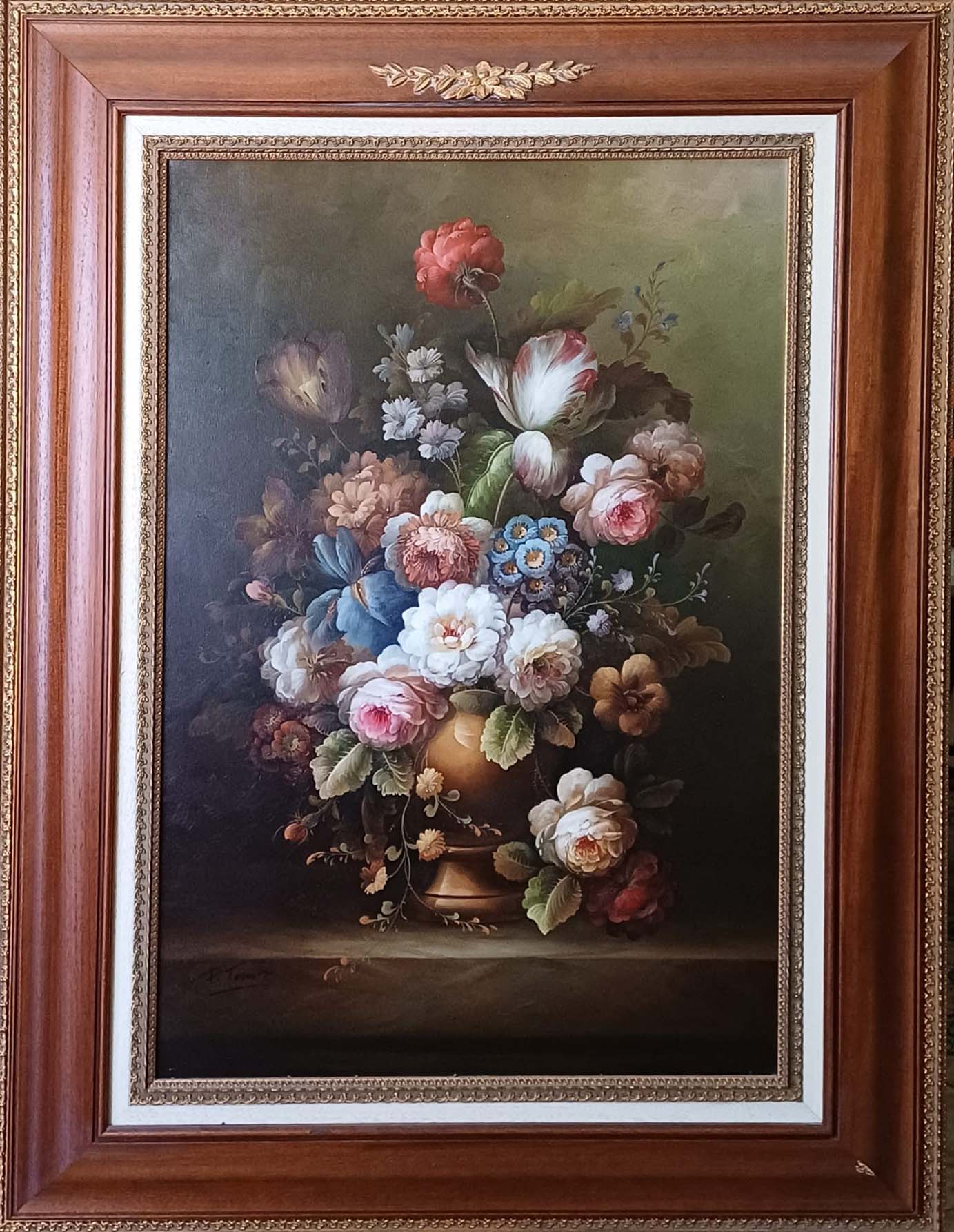 Fiori di F. Torrisi, olio su tela – fiori