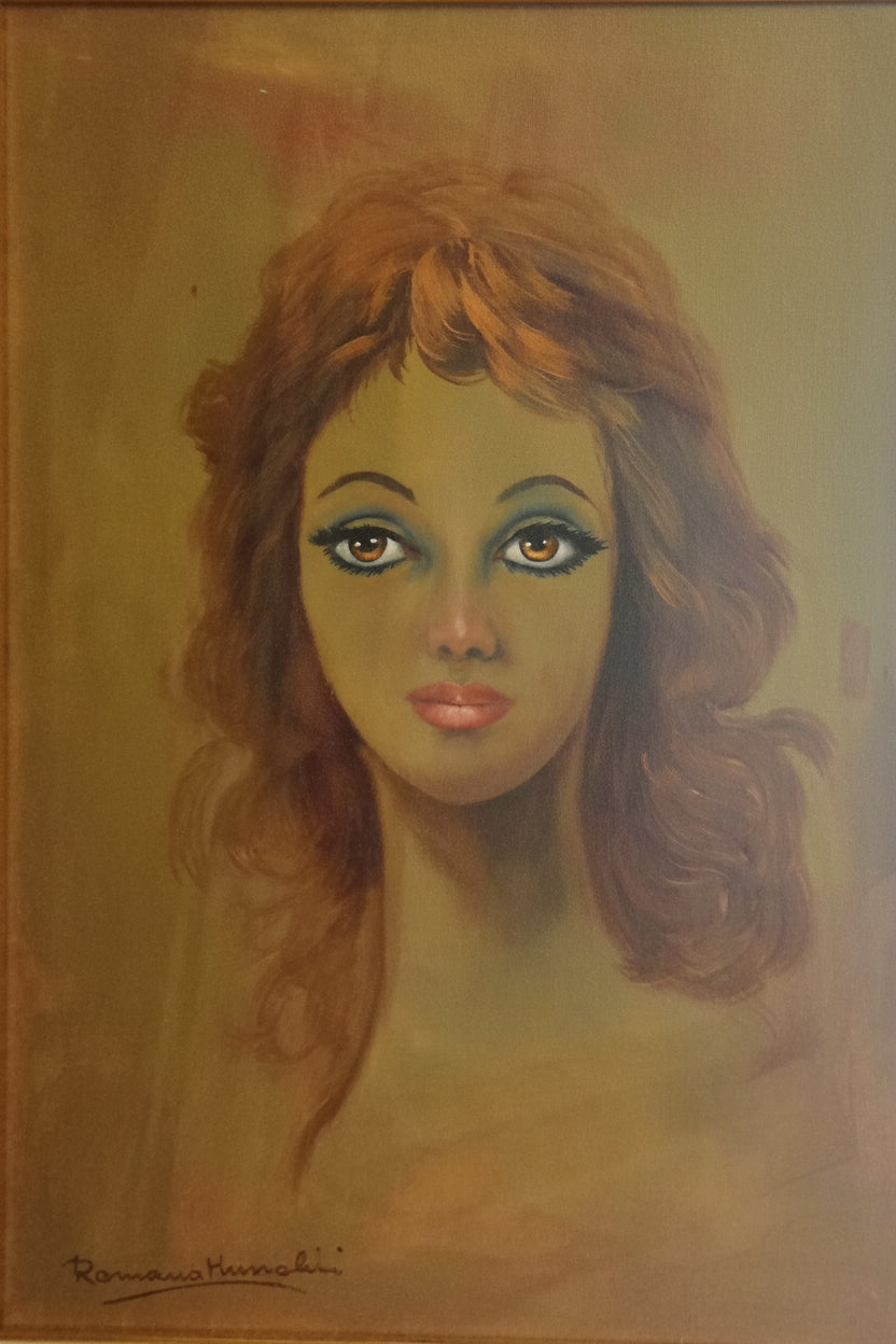Mademoiselle Ranieris, olio su tela di Romano Mussolini