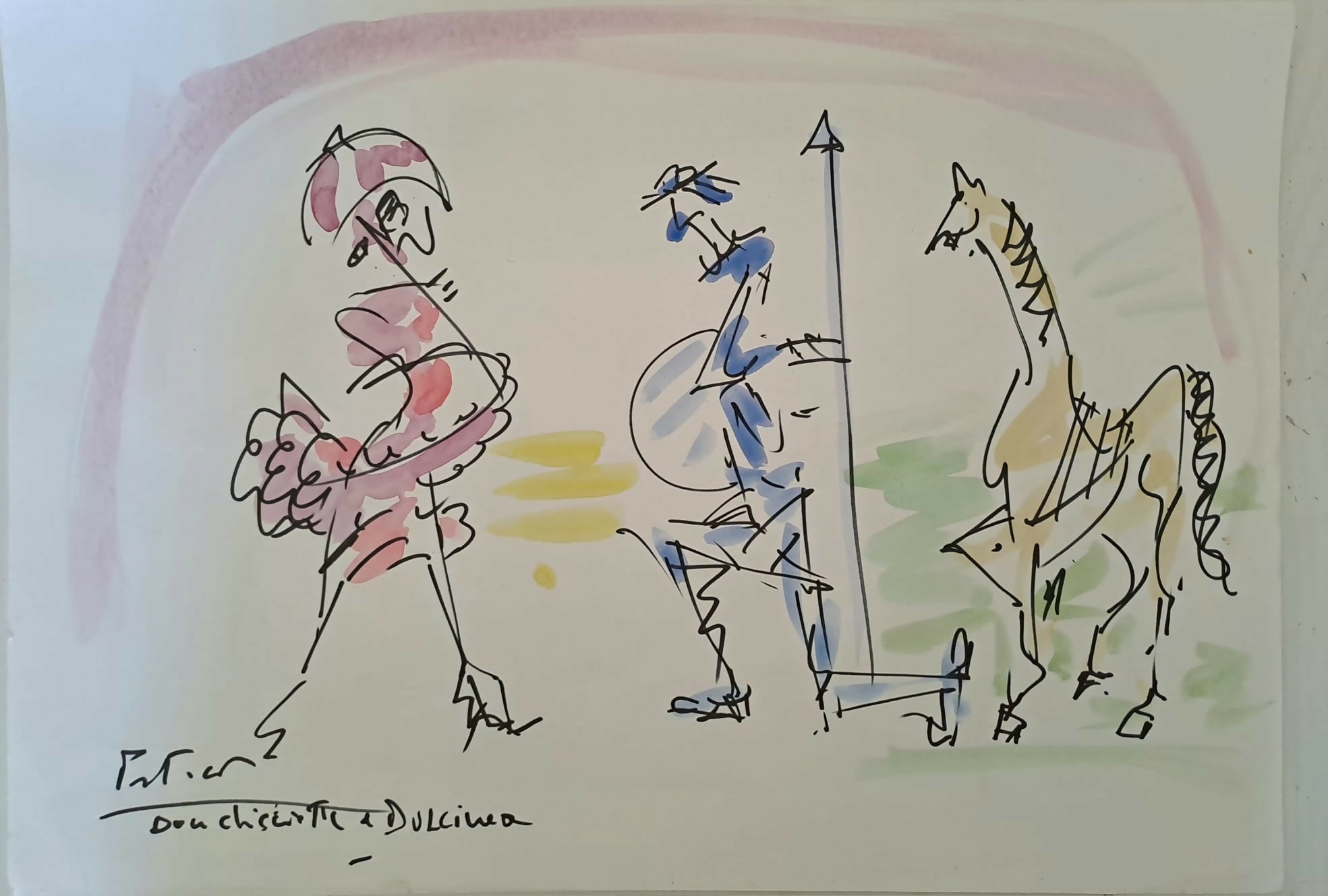 Donchisciotte e Dulcinea