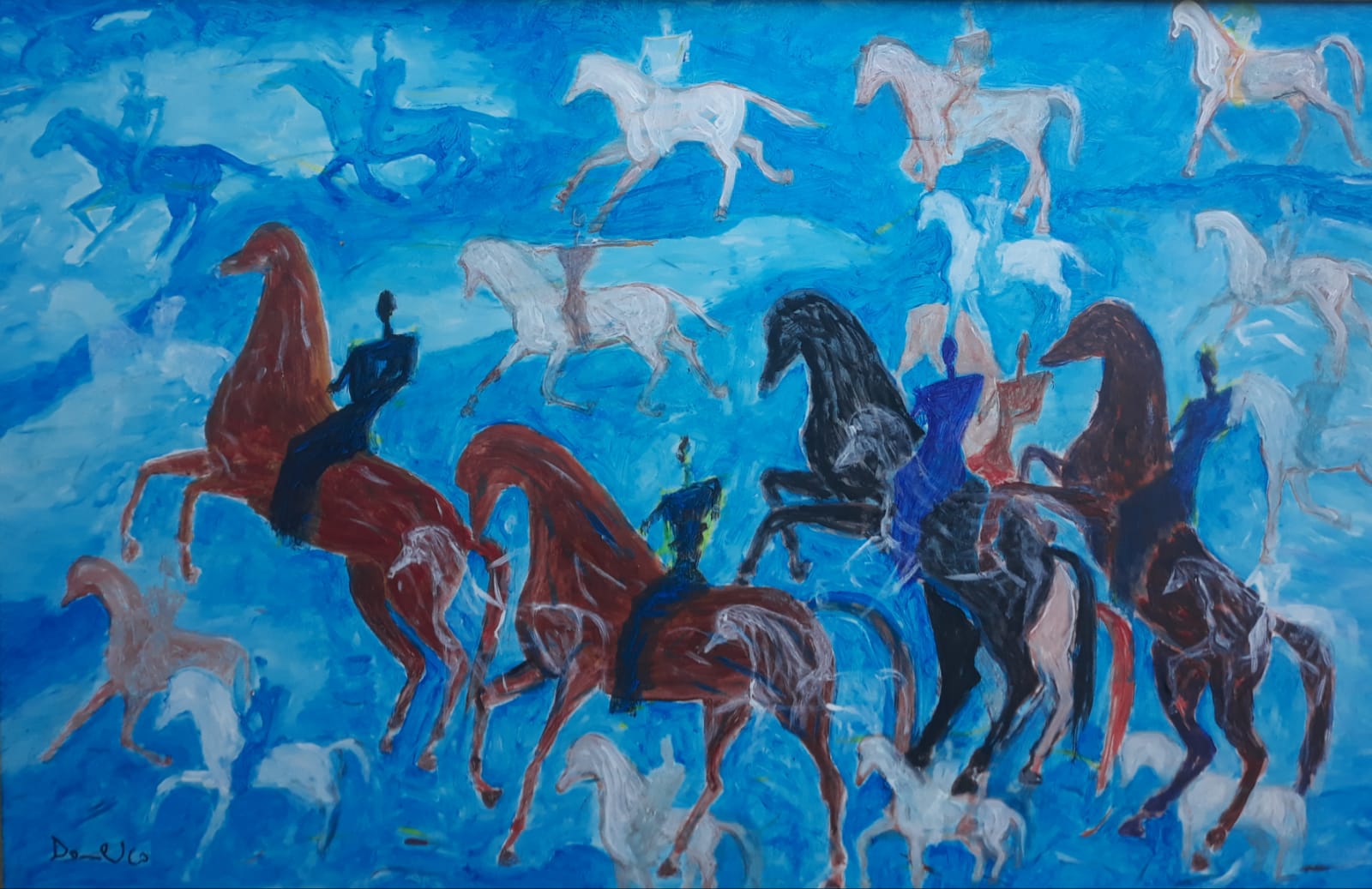 Cavalieri in blu