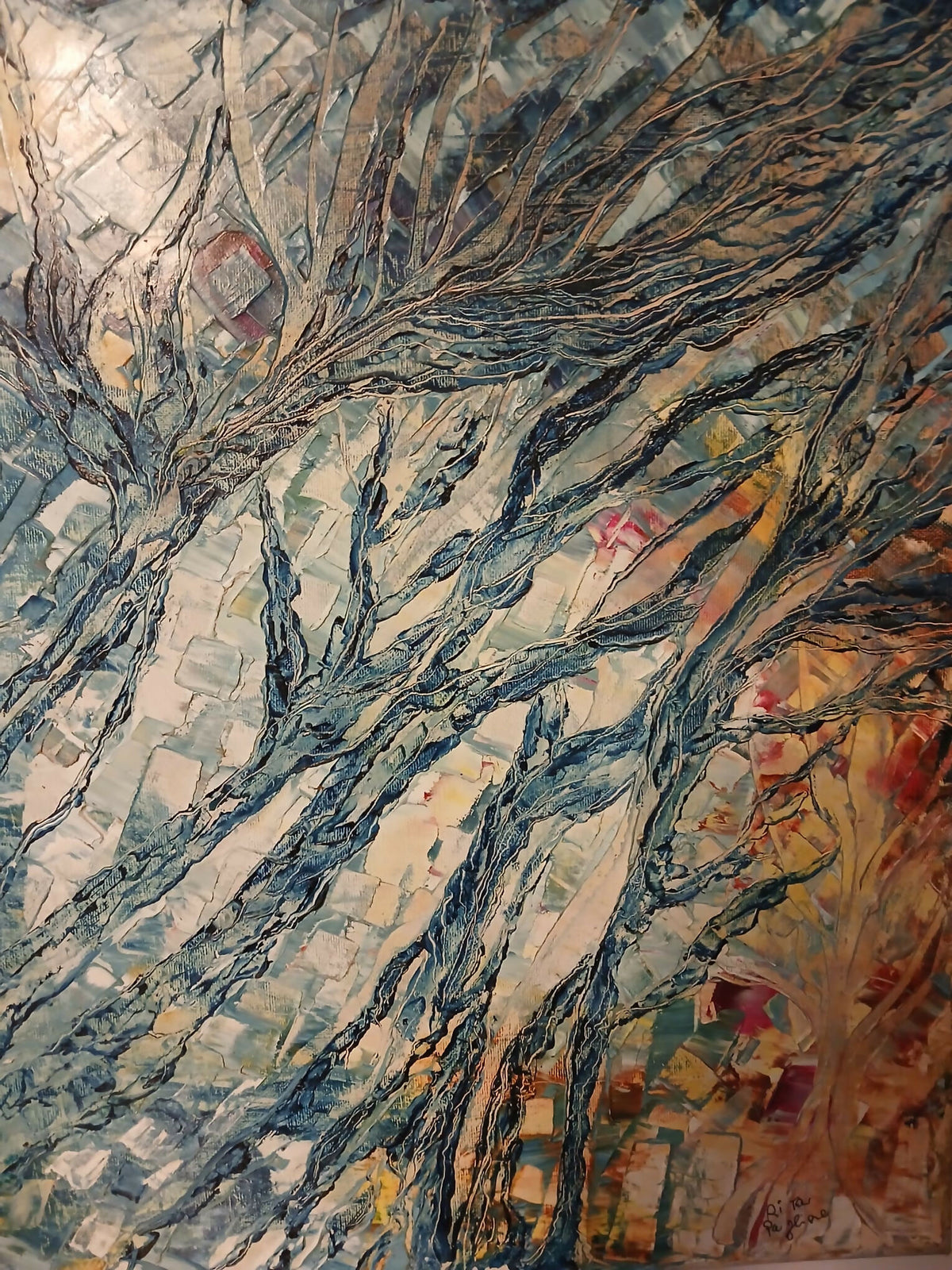 Aldilà del limite, di Rita Pugliese, Olio su tela, 40 x 50 cm