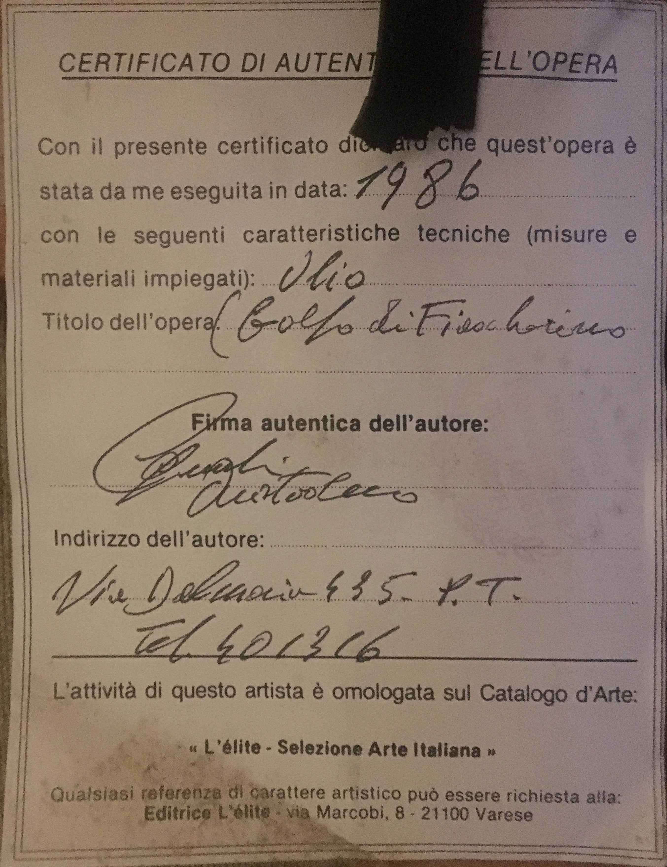 Aristodemo Capecchi - Paesaggio marchigiano