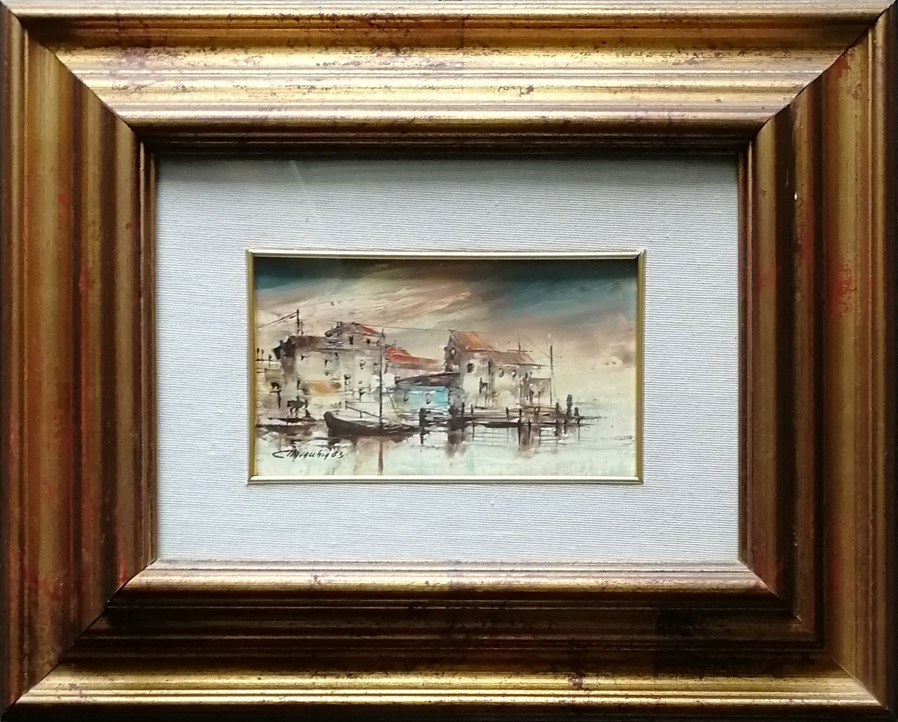 Luciano Navacchia - Piccolo porticciolo